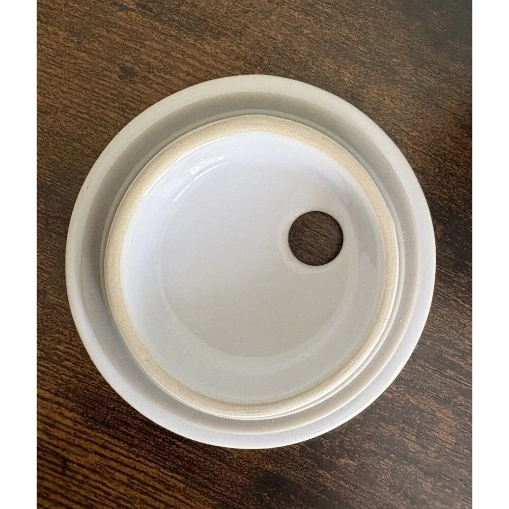 Pampered Chef 1529 Ceramic Egg Cooker Microwave Mug Cake Muffin Maker White